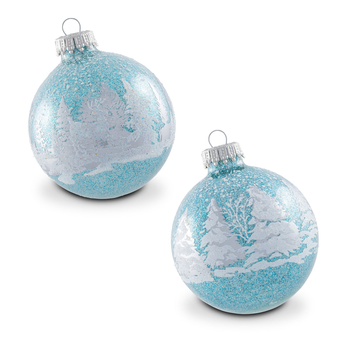 Krebs Festive Tree & Winter Deer 4-Piece Ornament Set
