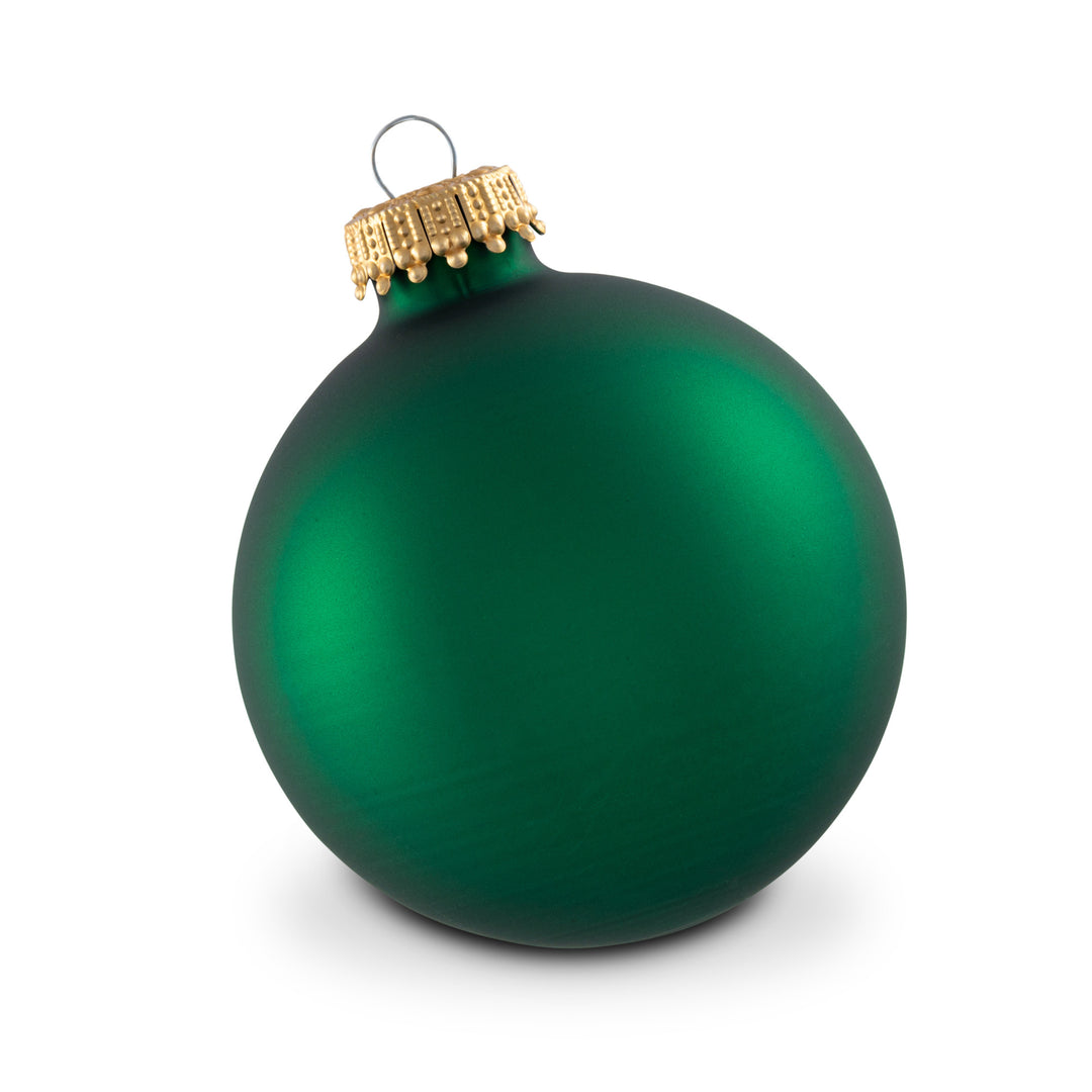 Krebs Green Velvet 8-Piece Ornament Set