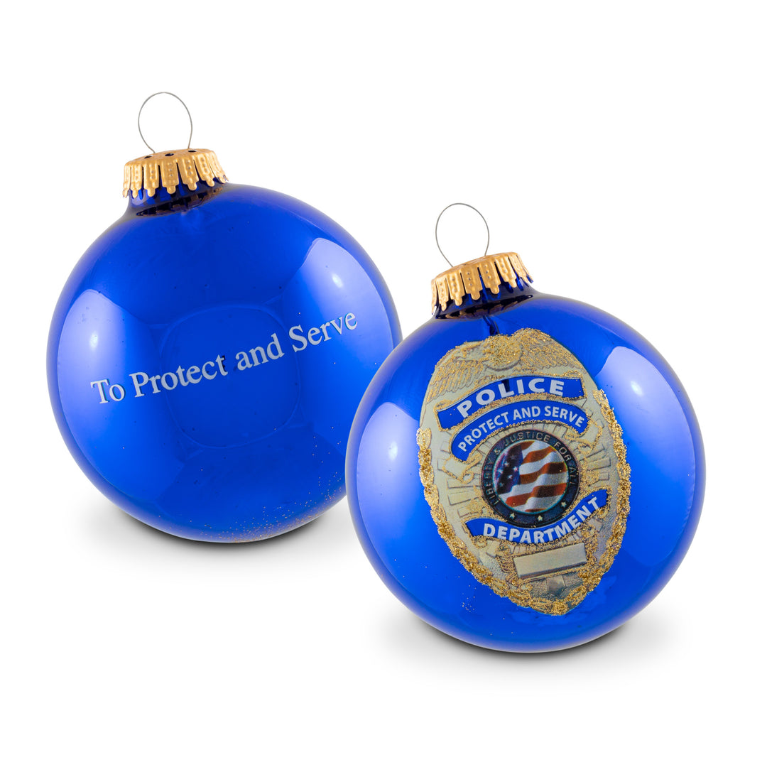 Krebs Police Department Ornament