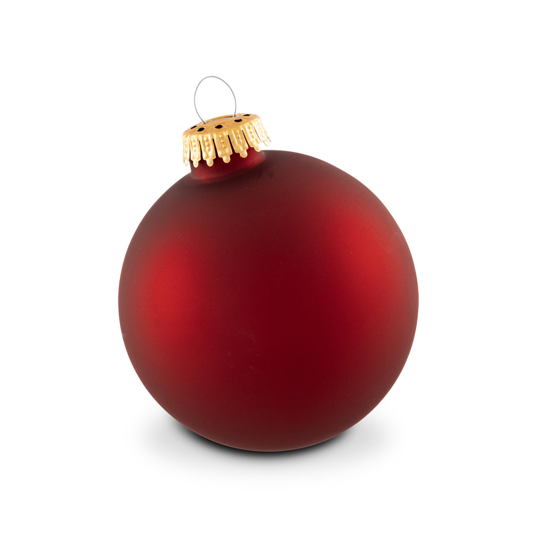 Krebs Red Velvet 4-Piece Ornament Set