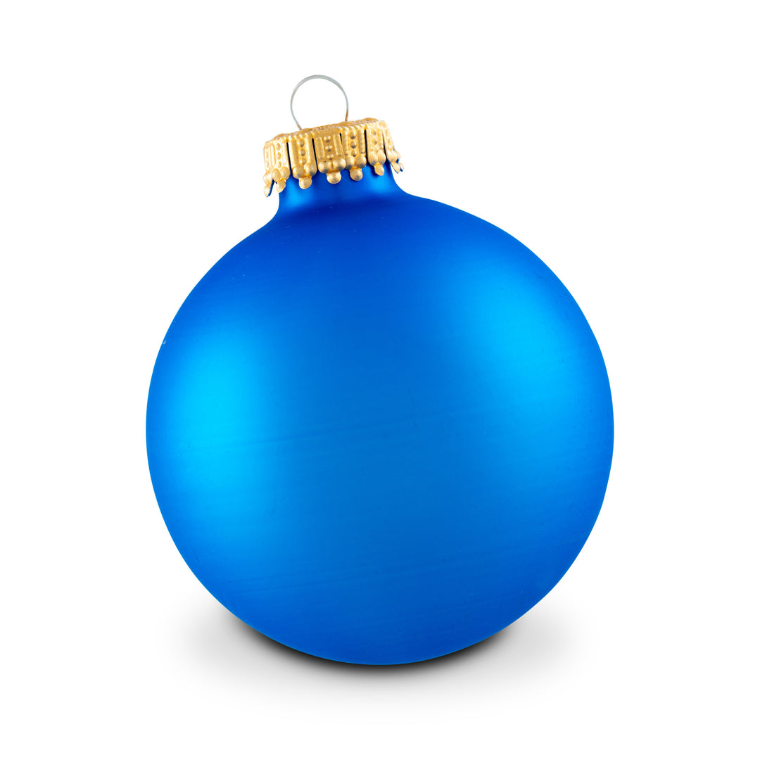Krebs Velvet Blue 8-Piece Ornament Set