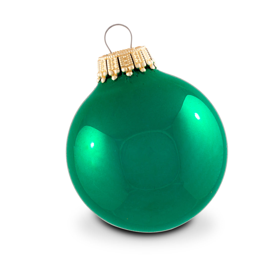 Krebs Emerald Green 12-Piece Ornament Set