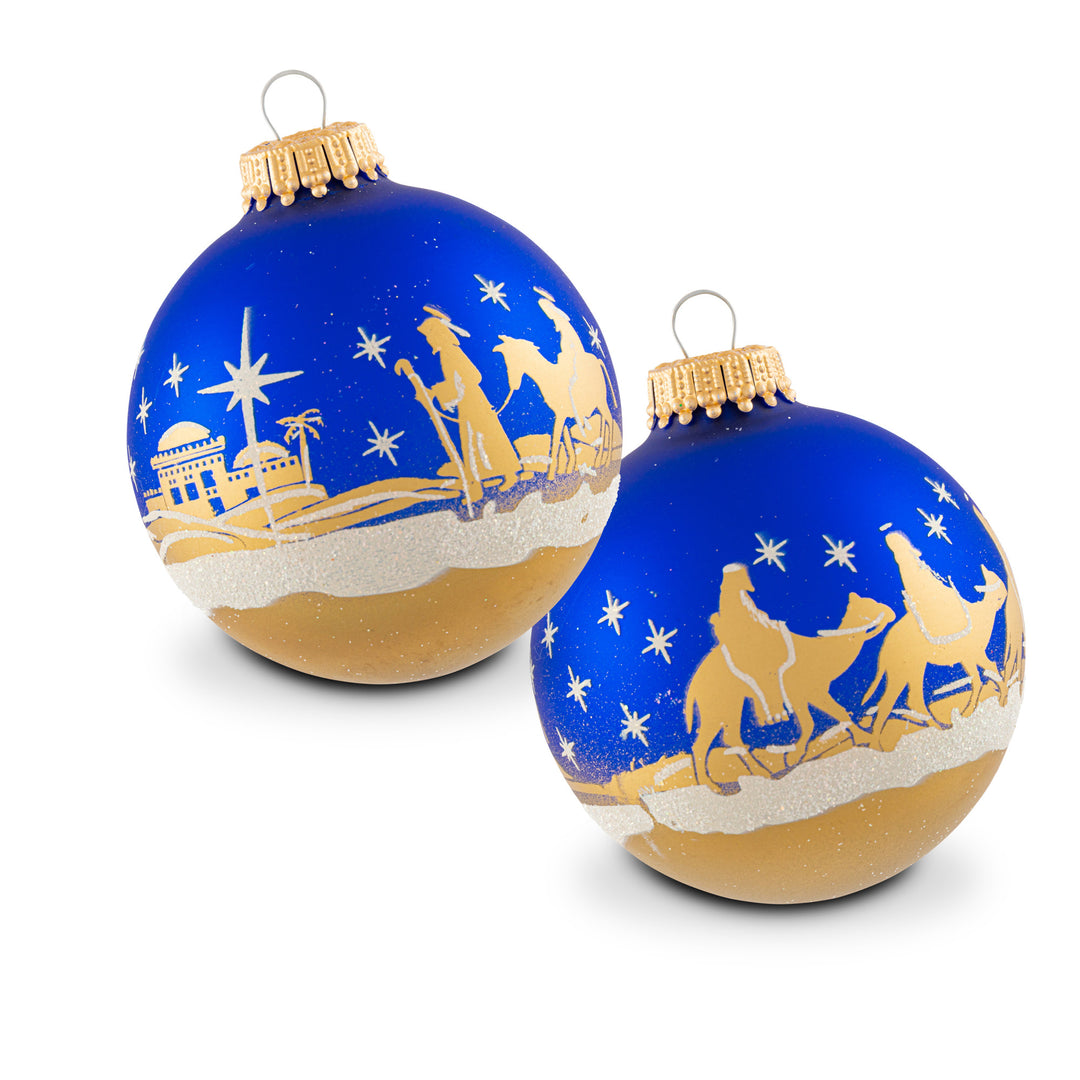 Krebs Bethlehem Design 4-Piece Ornament Set