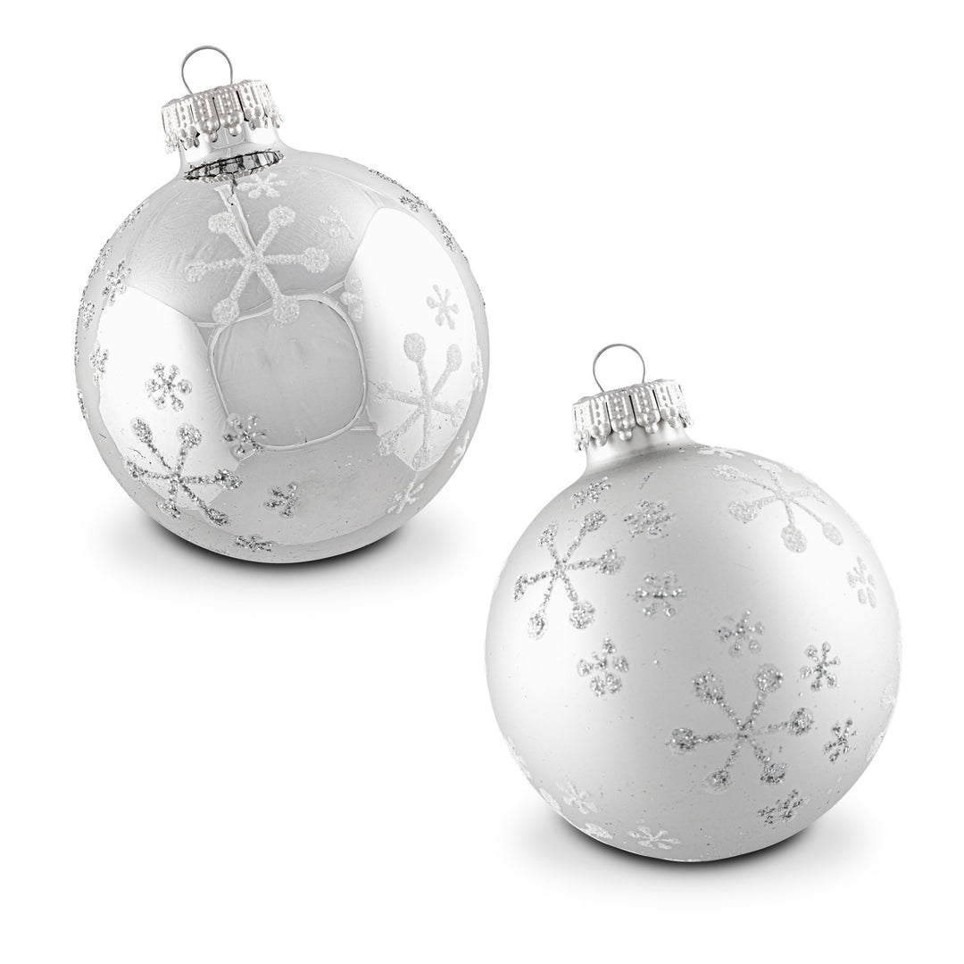 Krebs Silver Pearl 4-Piece Ornament Set
