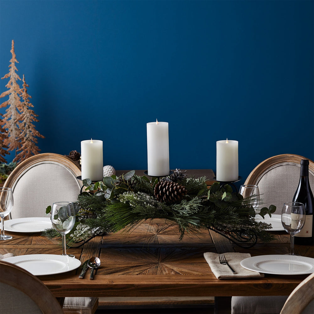 Pine and Eucalyptus Centerpiece