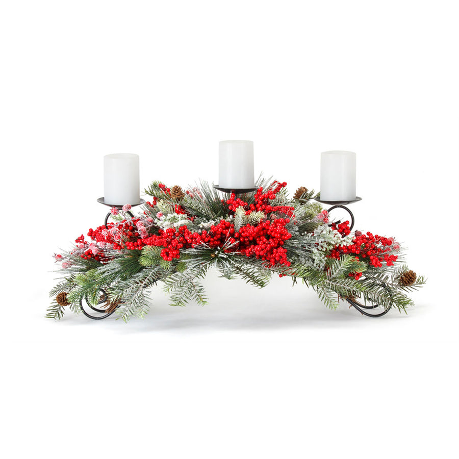 Pine and Berry Centerpiece