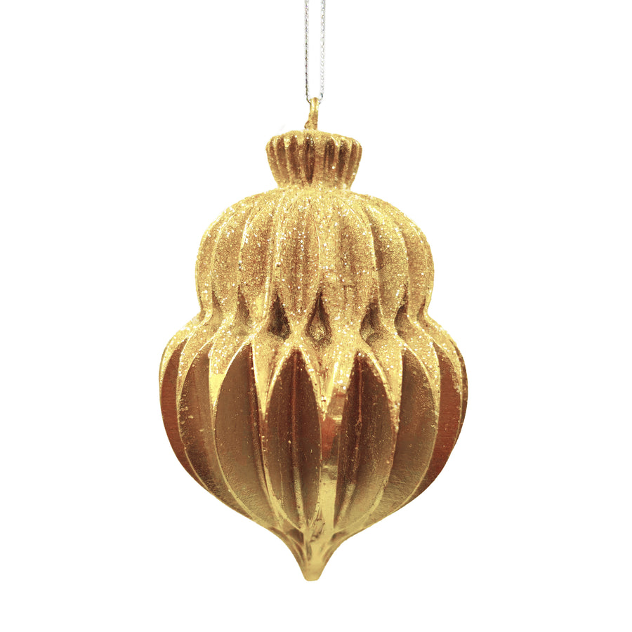 Gold Origami Design Finial