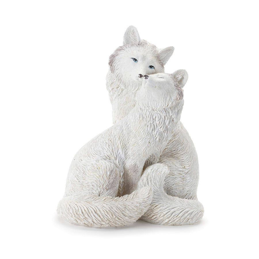 White Fox Couple Table Top