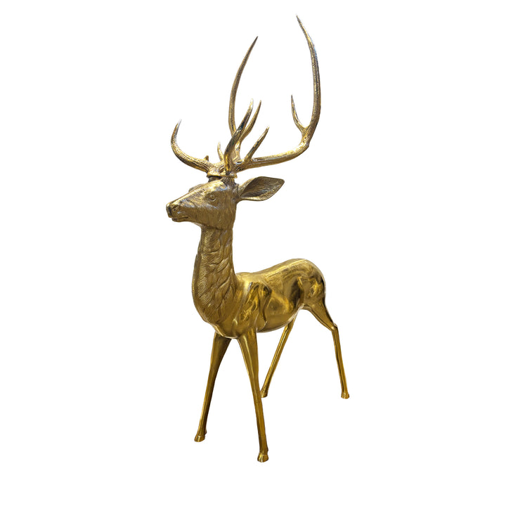 Gold Aluminum Reindeer