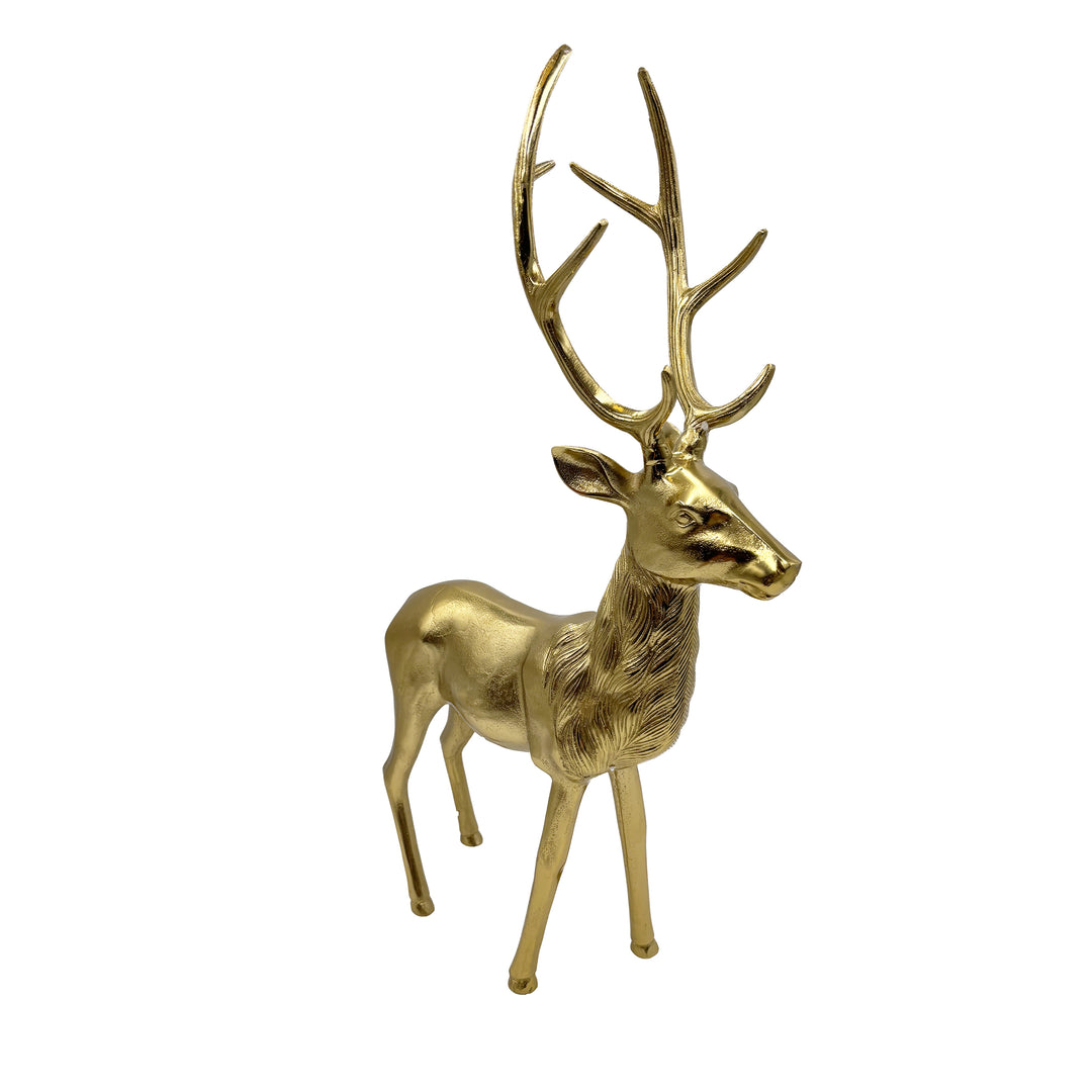 Gold Aluminum Reindeer