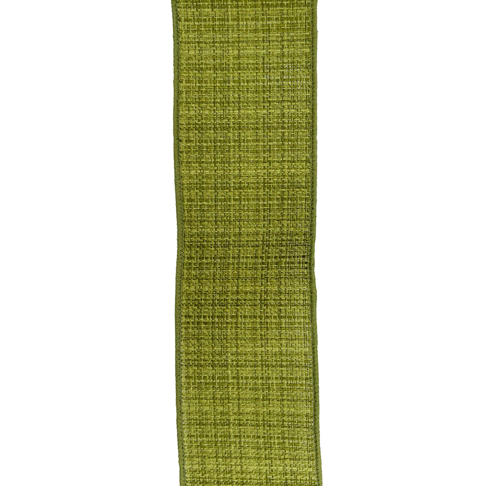 Moss Green Checkered Ribbon