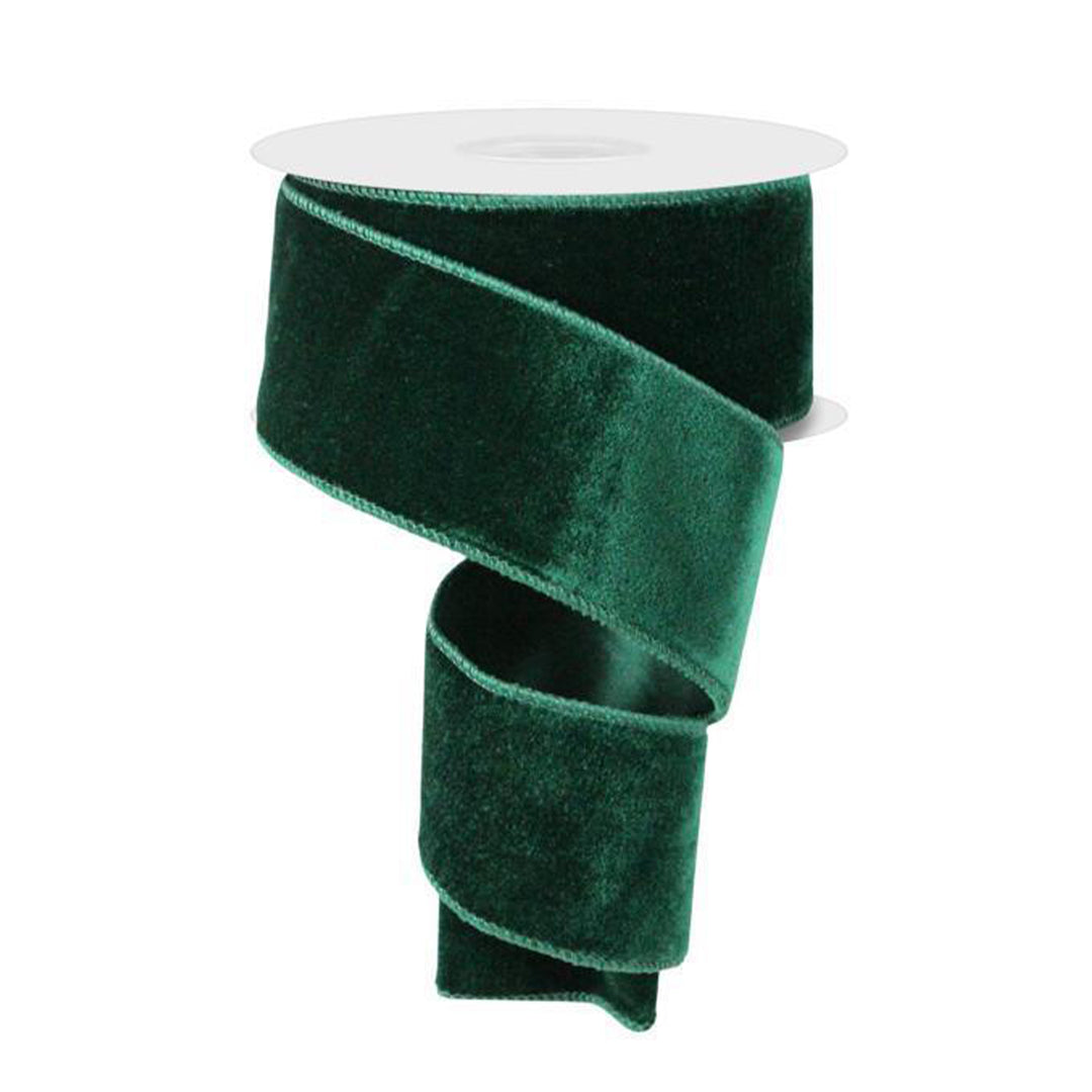 Deluxe Velvet Green Ribbon