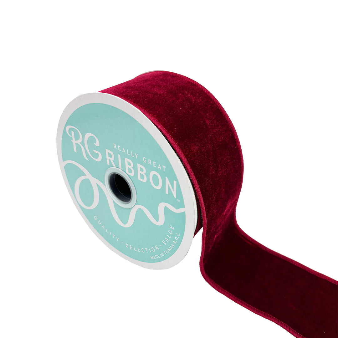 Burgundy Velvet Ribbon