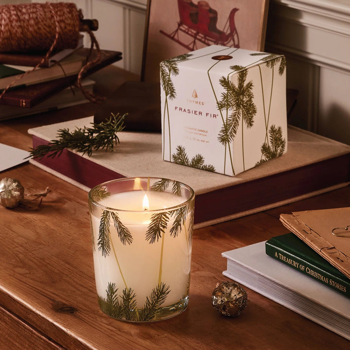Thymes Frasier Fir Candle Heritage Collection 1-Wick, 13 Ounces
