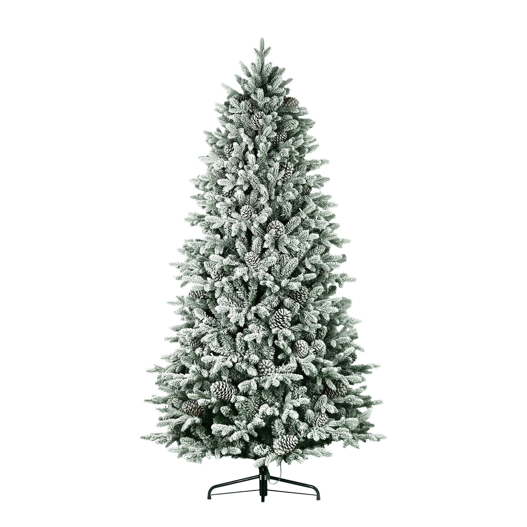 Woodland Flocked Fir Life-Like Artificial Christmas Tree