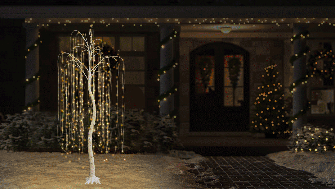 Weeping Birch Tree LED Light Display