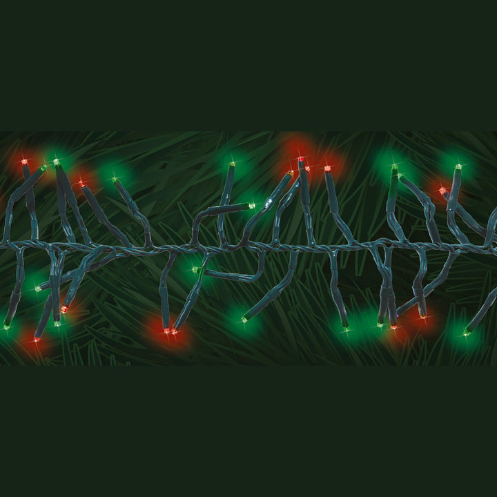 Low Voltage "Garland Lights" LED String Set Red and Green