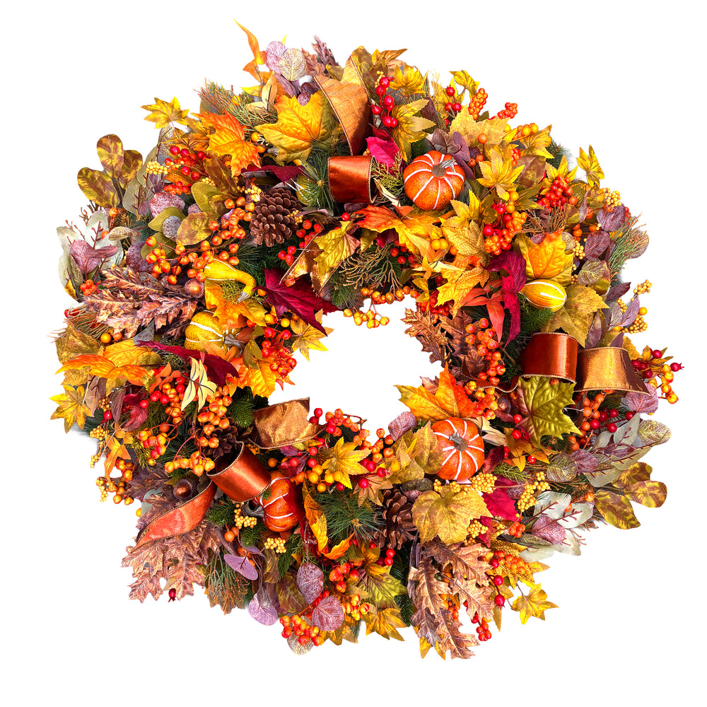 Gasper Deluxe Fall Collection 42" Wreath Unlit