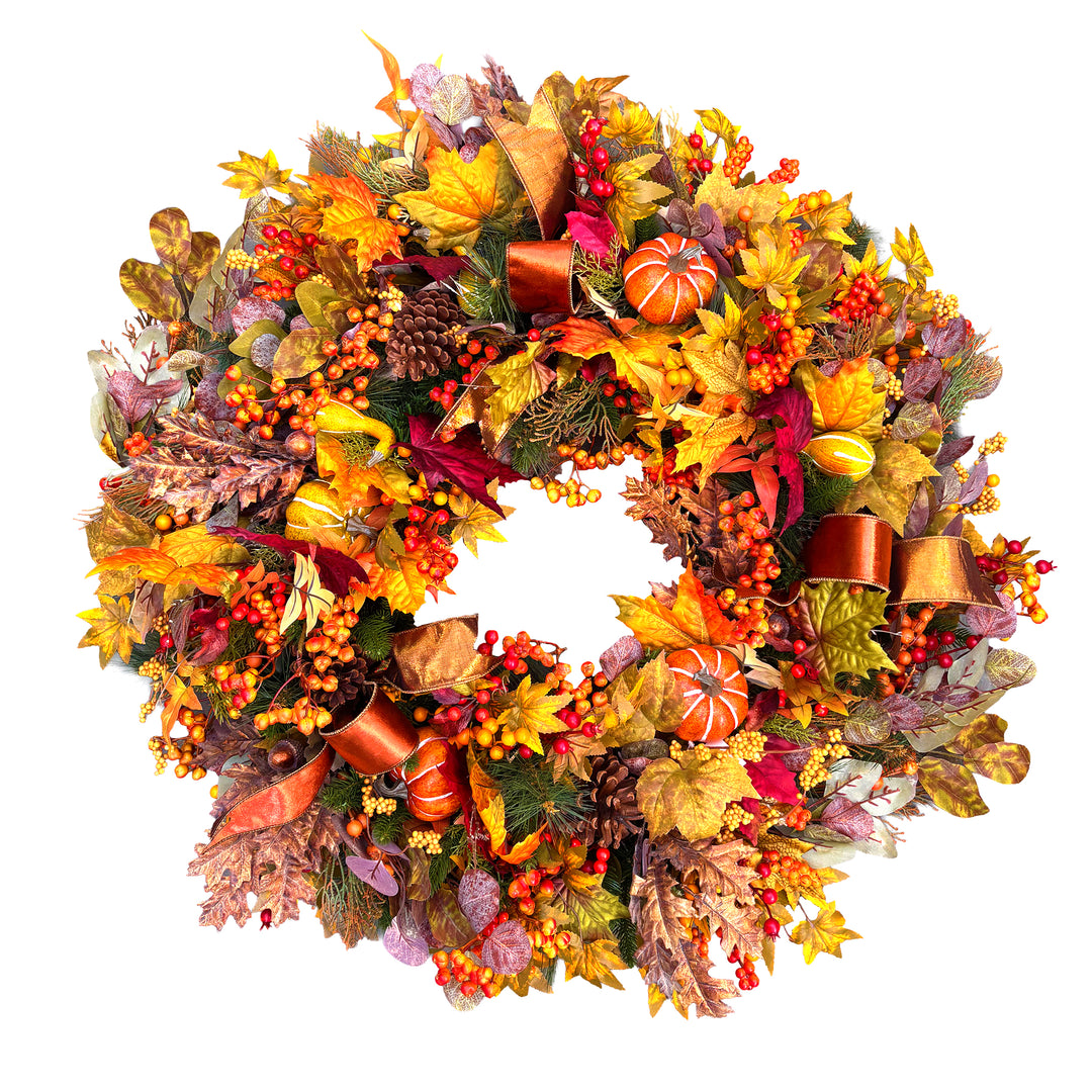 Gasper Deluxe Fall Collection 42" Wreath Unlit