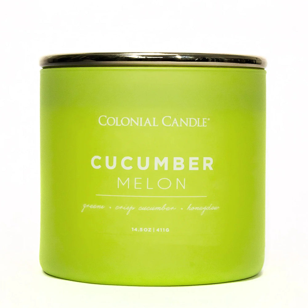 Cucumber Melon Pop of Color Candle, 14.5oz
