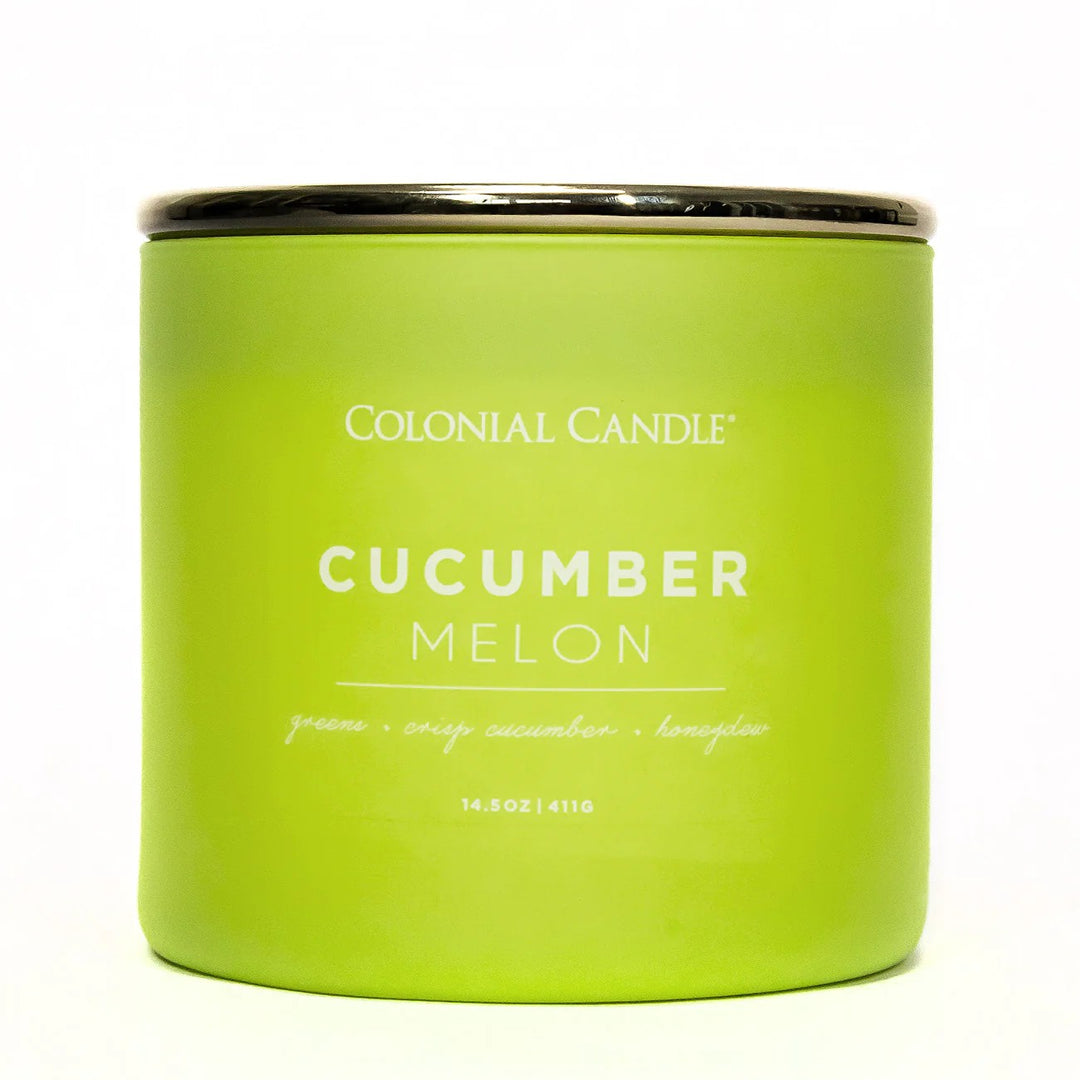 Cucumber Melon Pop of Color Candle, 14.5oz