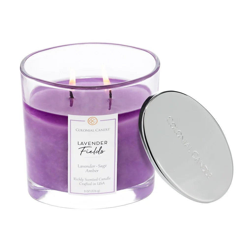 Lavender Fields Classic Oval Candle, 8oz