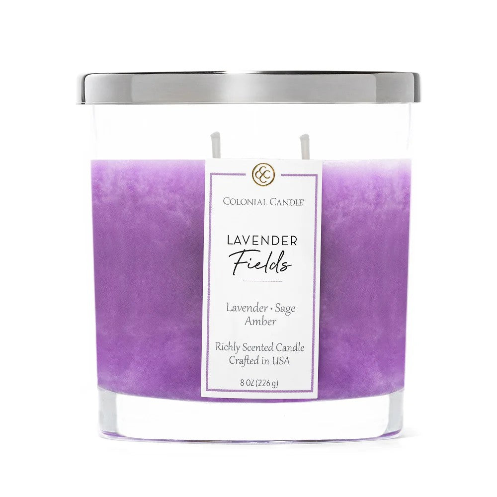Lavender Fields Classic Oval Candle, 8oz
