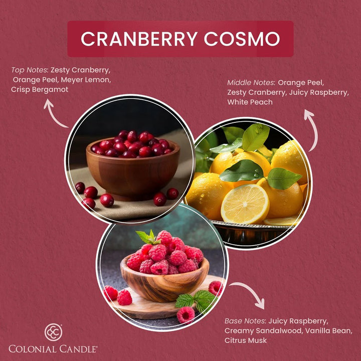 Cranberry Cosmo Classic Oval Candle, 8oz