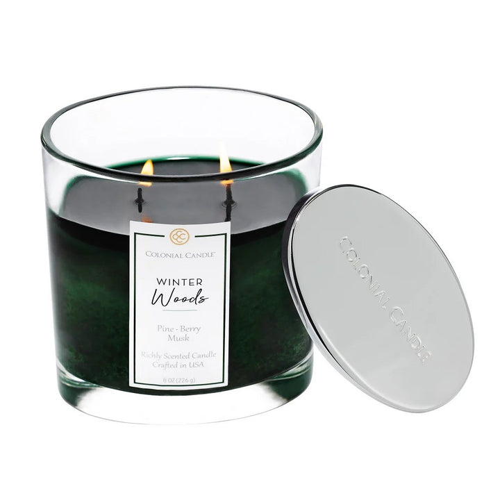 Winter Woods Classic Oval Candle, 8oz