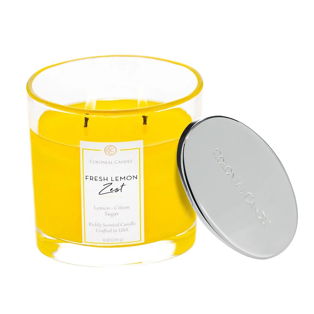 Lemon Zest Classic Oval Candle, 8oz