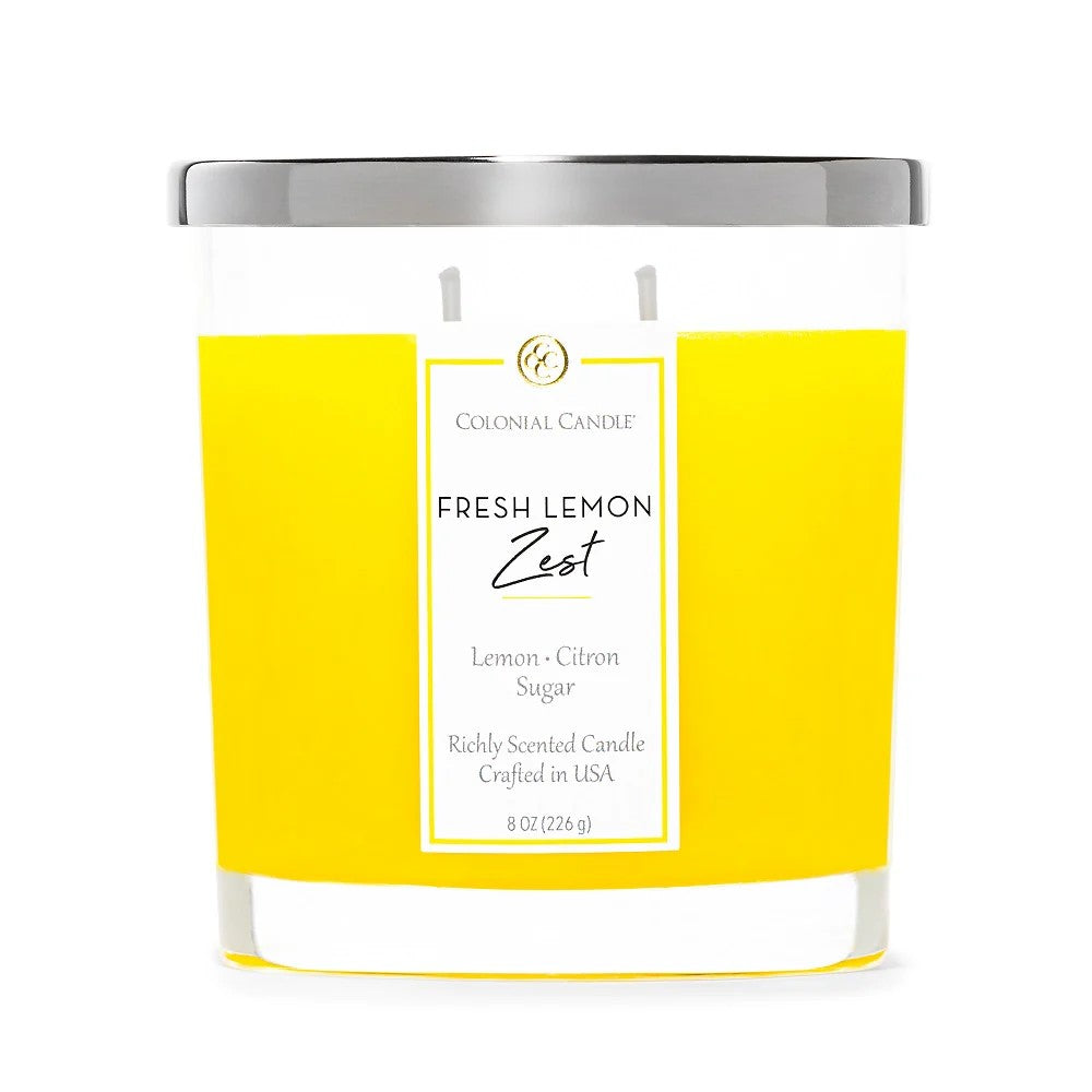 Lemon Zest Classic Oval Candle, 8oz