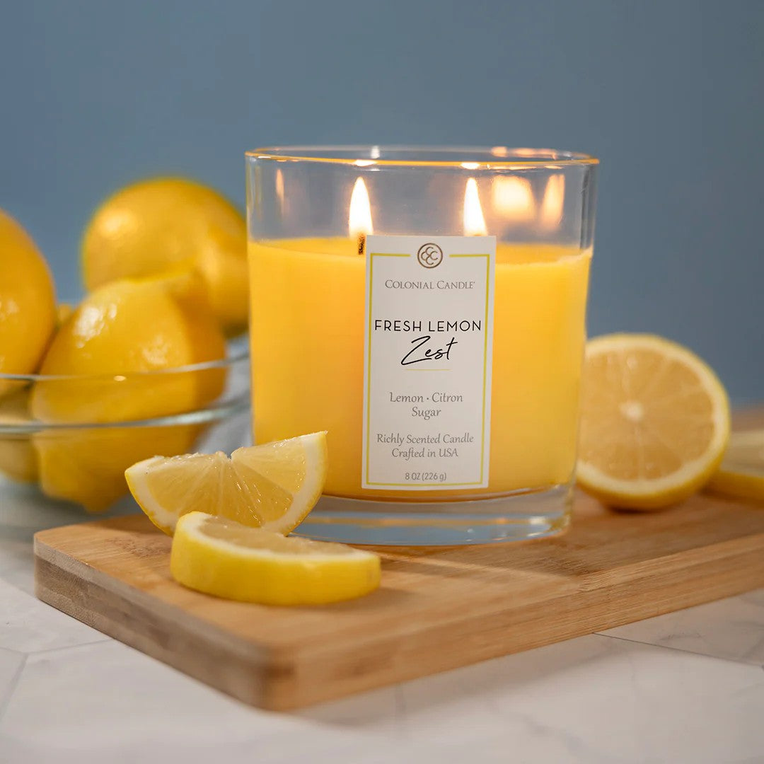 Lemon Zest Classic Oval Candle, 8oz