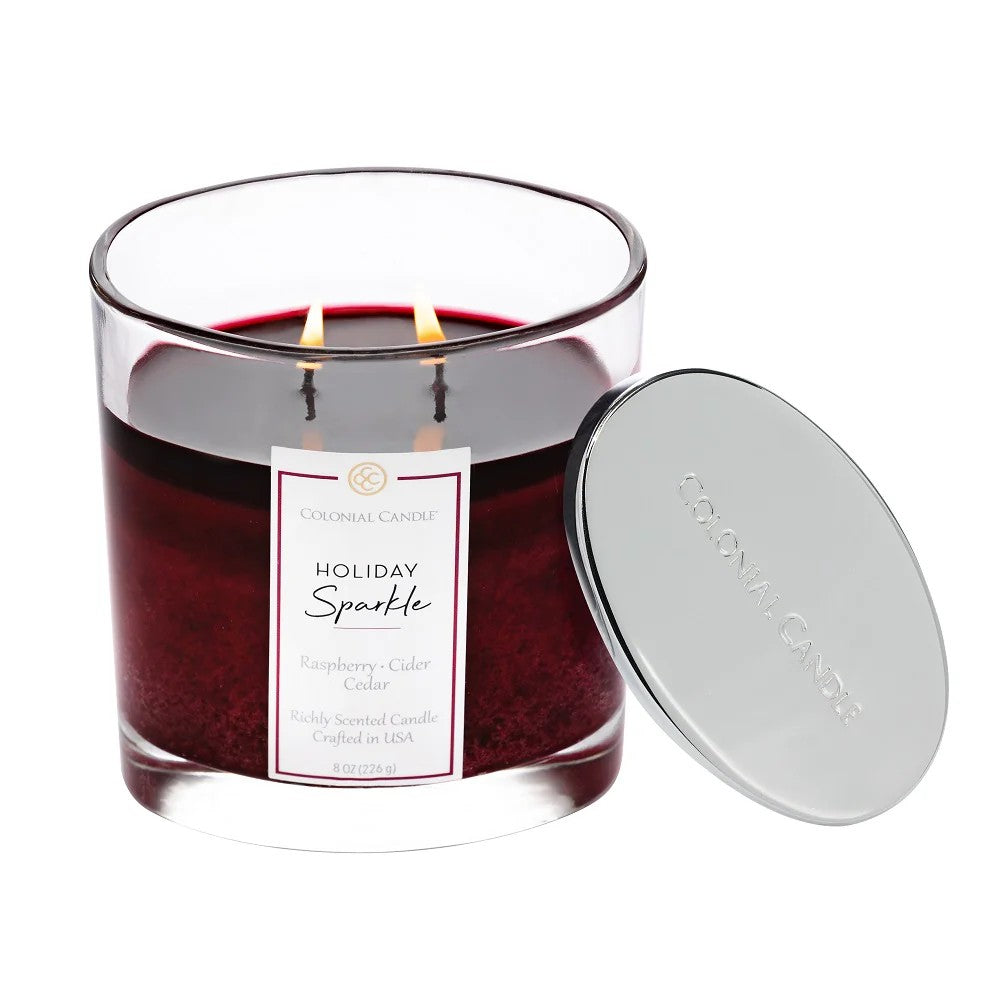 Holiday Sparkle Classic Oval Candle, 8oz