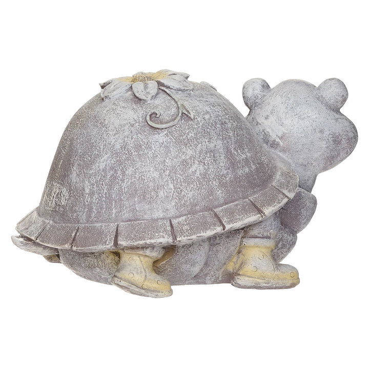Pudgy Pals Turtle in Rain Boots Statue
