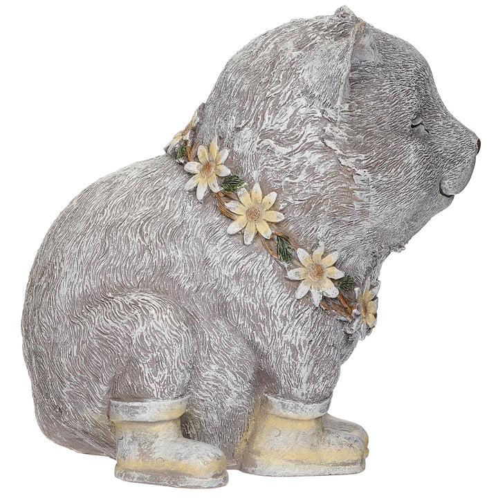 Pudgy Pals Cat in Rain Boots Statue