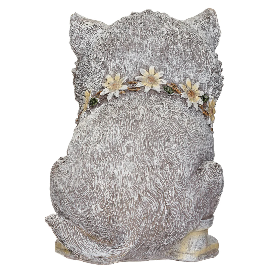 Pudgy Pals Cat in Rain Boots Statue