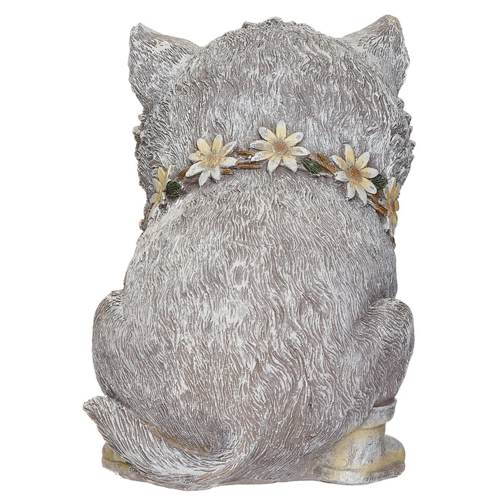 Pudgy Pals Cat in Rain Boots Statue