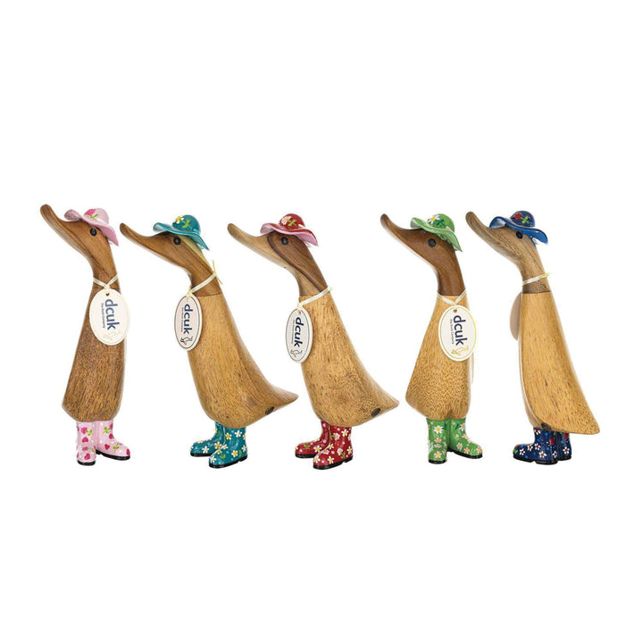 DCUK Floral Hat/Boots Duck