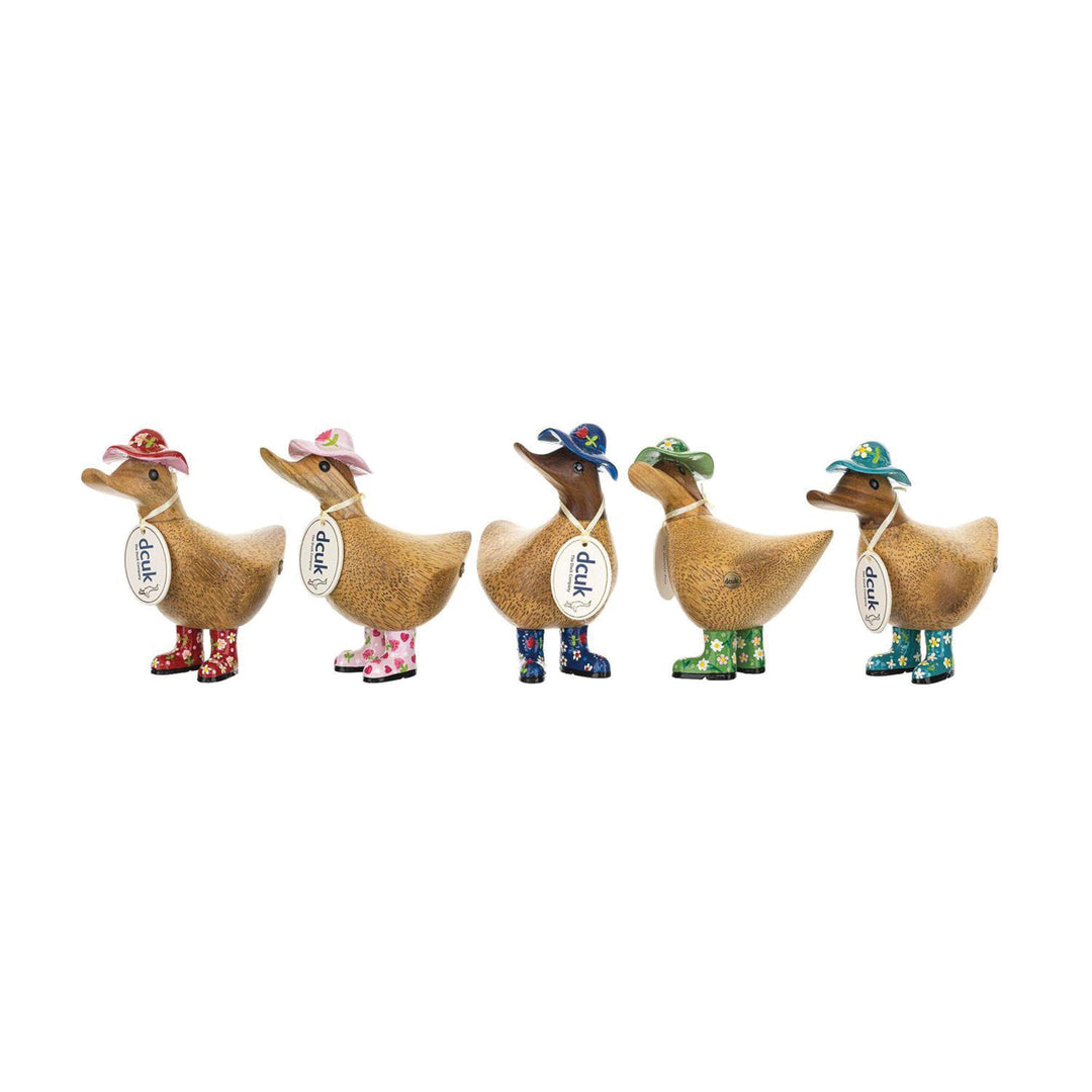DCUK Floral Hat/Boots Duck