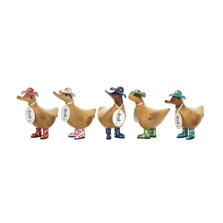 DCUK Floral Hat/Boots Duck