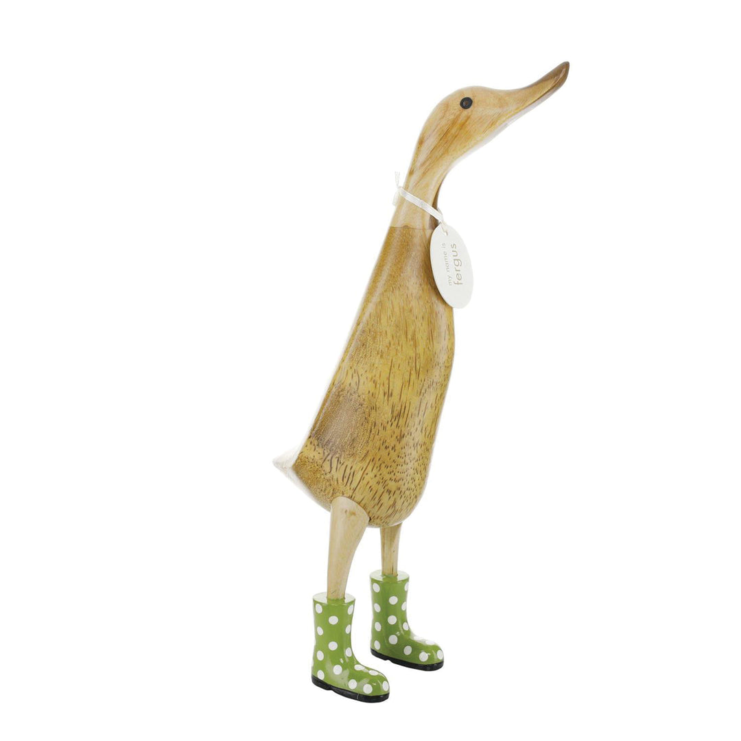 DCUK Spotty Boots Duck Spotty Boots Ducklet Green
