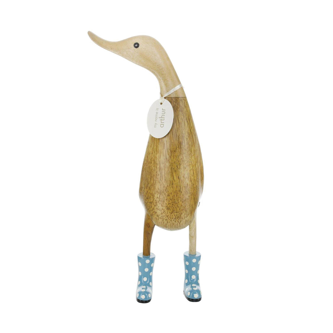 DCUK Spotty Boots Duck Spotty Boots Ducklet Blue