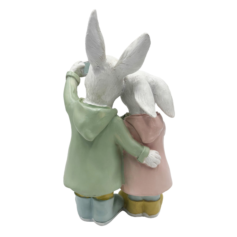Selfie Bunnies with Rain Coat & Boots