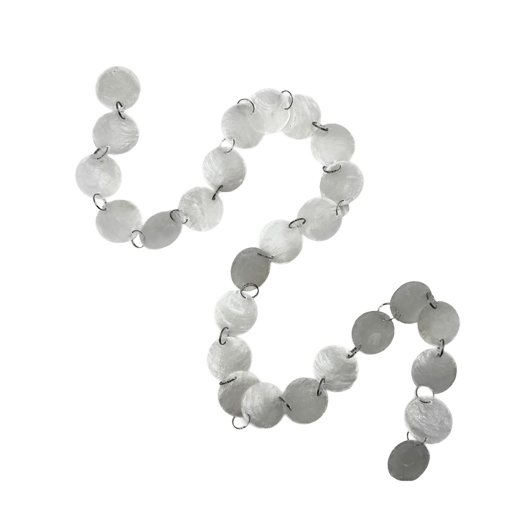 Shell Chain Garland White