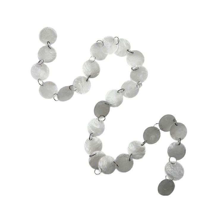 Shell Chain Garland White