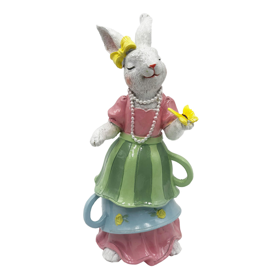 Easter Bunny in Teacup Dress