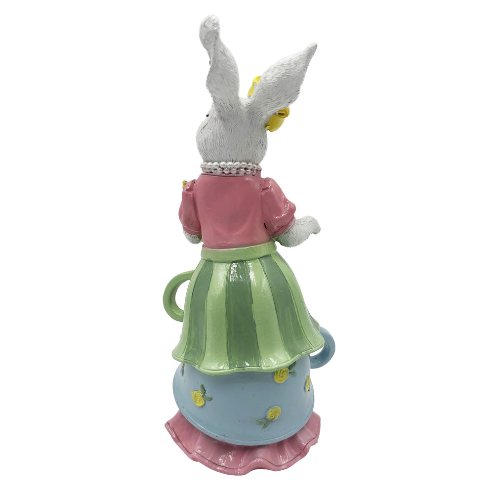 Easter Bunny in Teacup Dress