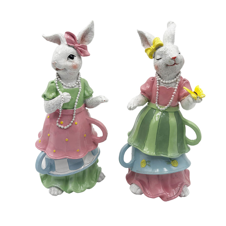 Easter Bunny in Teacup Dress