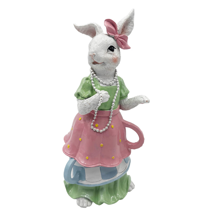 Easter Bunny in Teacup Dress