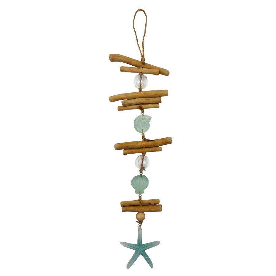 Wood & Glass Nautical Drop